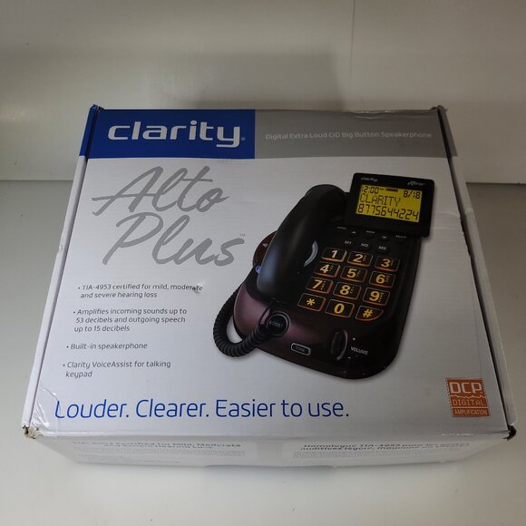 Clarity AltoPlus Amplified Corded Phone - Picture 1 of 10